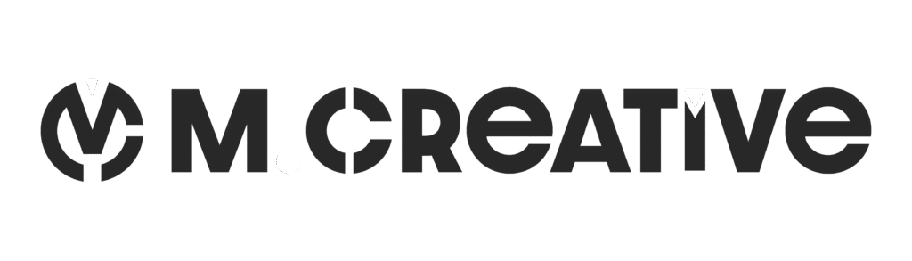 LOGO M-CREATIVE Long Noir et Blanc