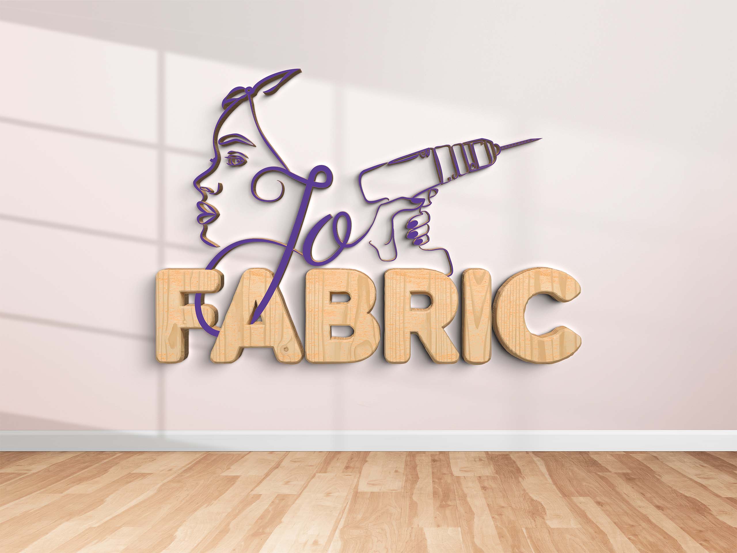 Logo Jo Fabric mur